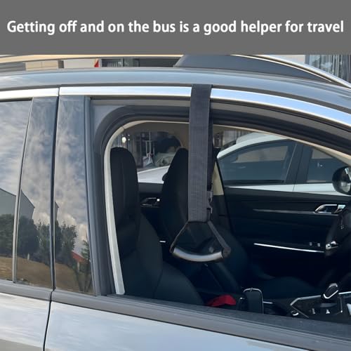BESULEN 2PCS Car Grab Handle, Adjustable Auto Safety Handle Standing Aid for Elderly Disabled, Portable Vehicle Support Grab Bar Mobility Assist Device, Universal for RV, SUV, Truck - Image 4