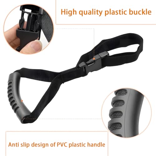 BESULEN 2PCS Car Grab Handle, Adjustable Auto Safety Handle Standing Aid for Elderly Disabled, Portable Vehicle Support Grab Bar Mobility Assist Device, Universal for RV, SUV, Truck - Image 2