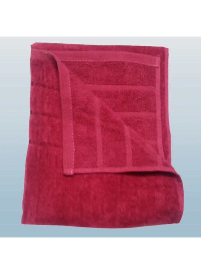 طقم فوطة وش قطن وش قطيفة مقاس 50x100 سم عدد 3 قطع جودة عالية - Image 3