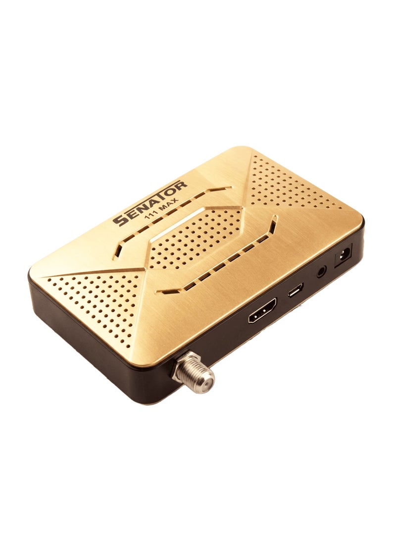 Digital Satellite Receiver Mini HD 111 Max Bluetooth - Gold
