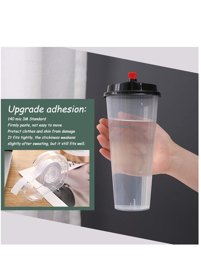 Suntown Double Sided Clothing Tape, Body Tape Clear Fabric Strong Tape Transparent Clothing Tape Fabric Double Sided Tape for Dress, Clothes to Skin, Medical Grade Tape, 2 Roll, 33 ft - Image 5