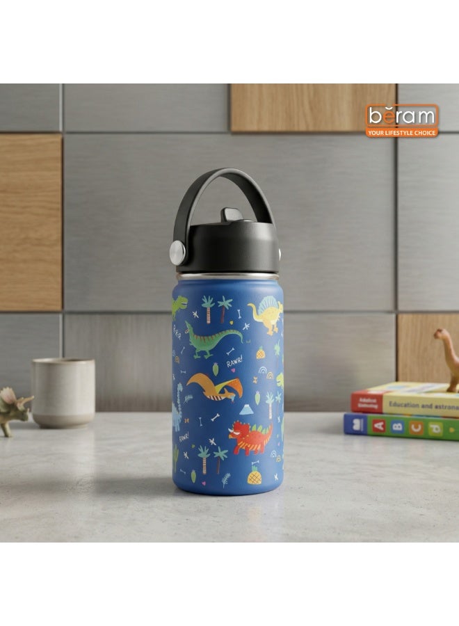BERAM Stainless Steel Thermal Water Bottle Double Wall Vacuum Insulated Flask Leakproof BPA-Free Water Bottle with Carry Handle Keeps Drinks Hot & Cold for School Office Travel Sports & Outdoor Use - Image 5