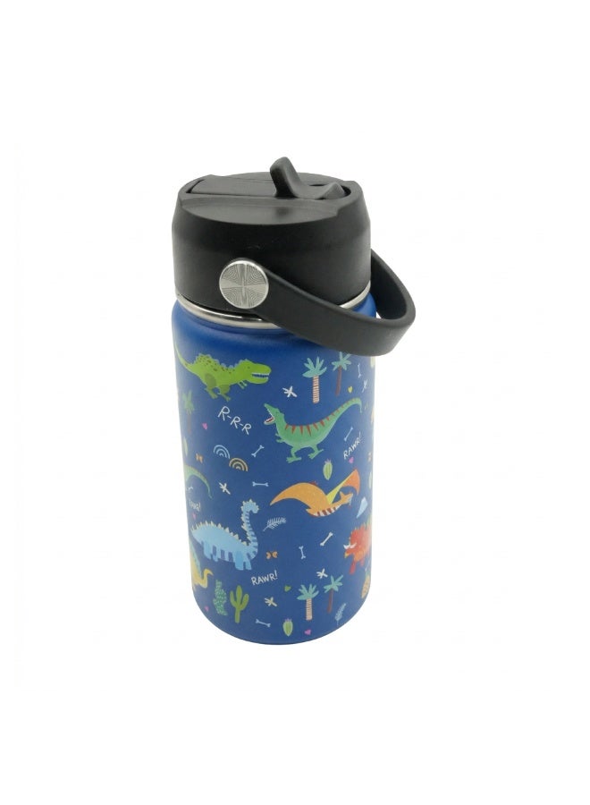 BERAM Stainless Steel Thermal Water Bottle Double Wall Vacuum Insulated Flask Leakproof BPA-Free Water Bottle with Carry Handle Keeps Drinks Hot & Cold for School Office Travel Sports & Outdoor Use - Image 1