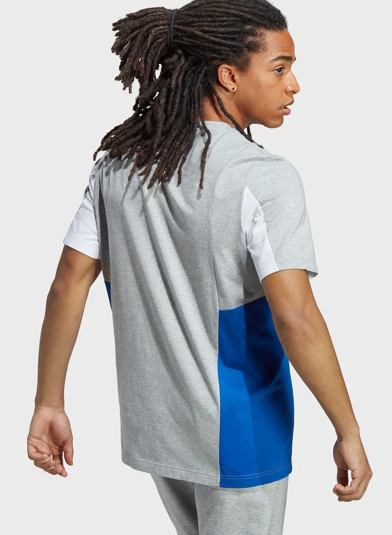 Adidas Essential Colour Block T-Shirt