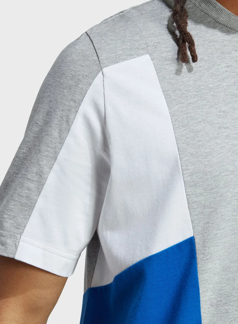 Adidas Essential Colour Block T-Shirt