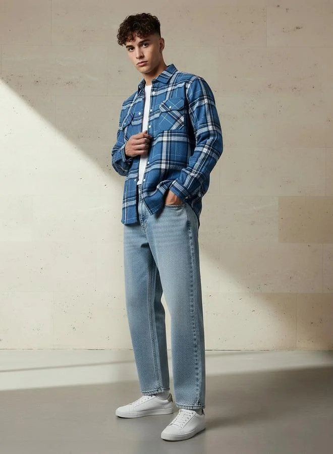 Splash FAV Men Baggy Fit Mid Rise Pocket Jeans