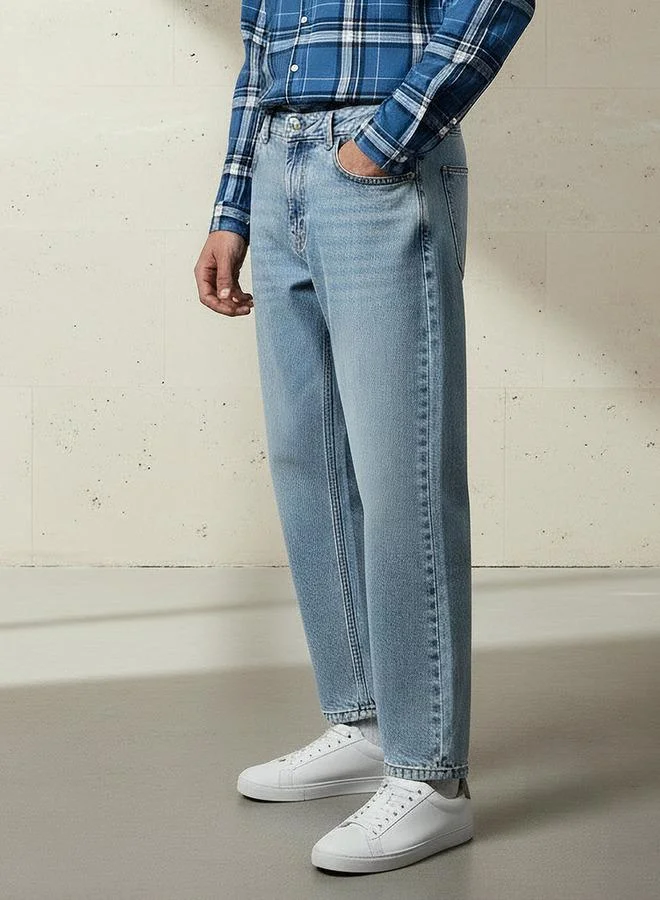 Splash FAV Men Baggy Fit Mid Rise Pocket Jeans
