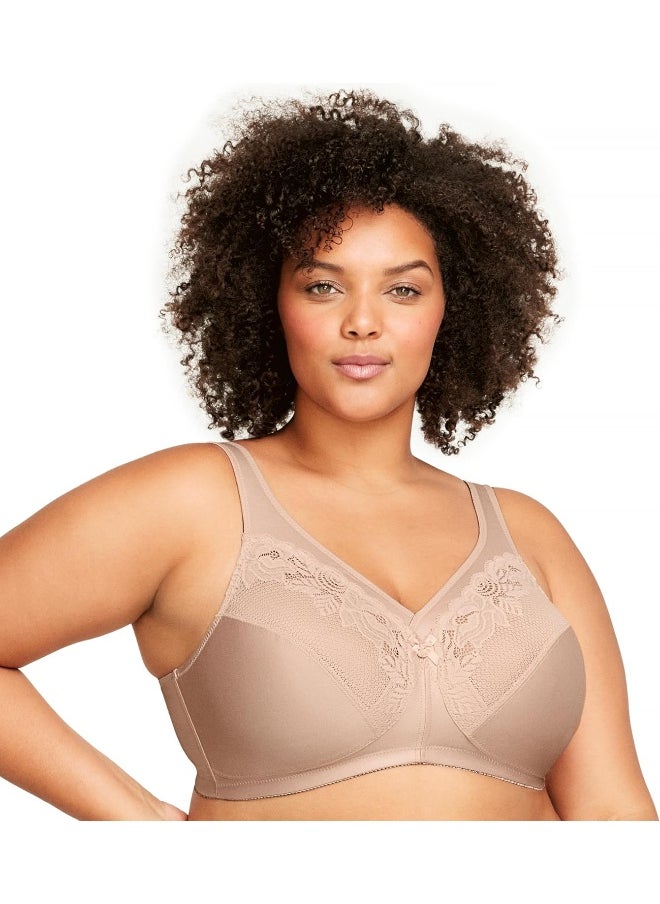 Glamorise Glamorise womens Magiclift Minimizer Bra Wirefree #1003 Minimizer Bra (pack of 1)  - Image 5