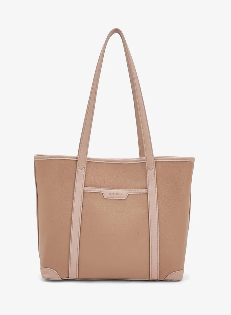 Textured Tote Bag With Handles