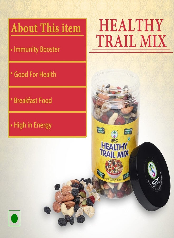 SRC CREATIONS Healthy Trail Mix Nuts, Seeds & Berries 500 g, Ready to Serve | Super Food | Breakfast Food - Image 2