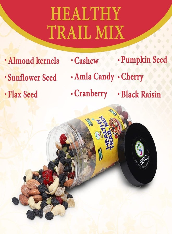 SRC CREATIONS Healthy Trail Mix Nuts, Seeds & Berries 500 g, Ready to Serve | Super Food | Breakfast Food - Image 4
