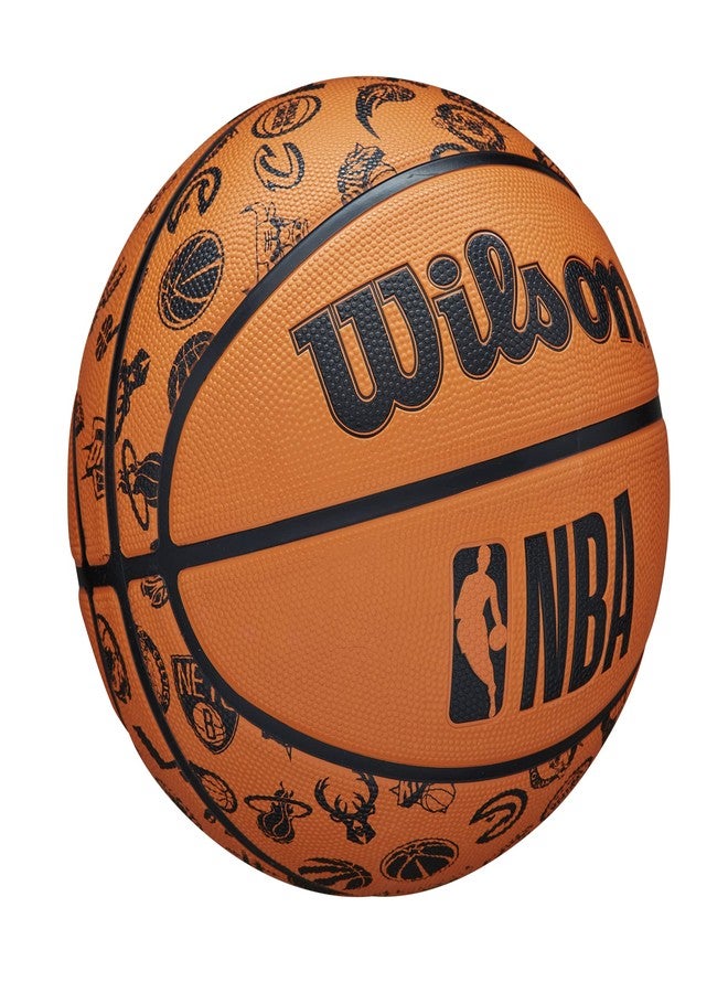 Wilson Basketballs NBA All Team BSKT Brown/Black - Image 3