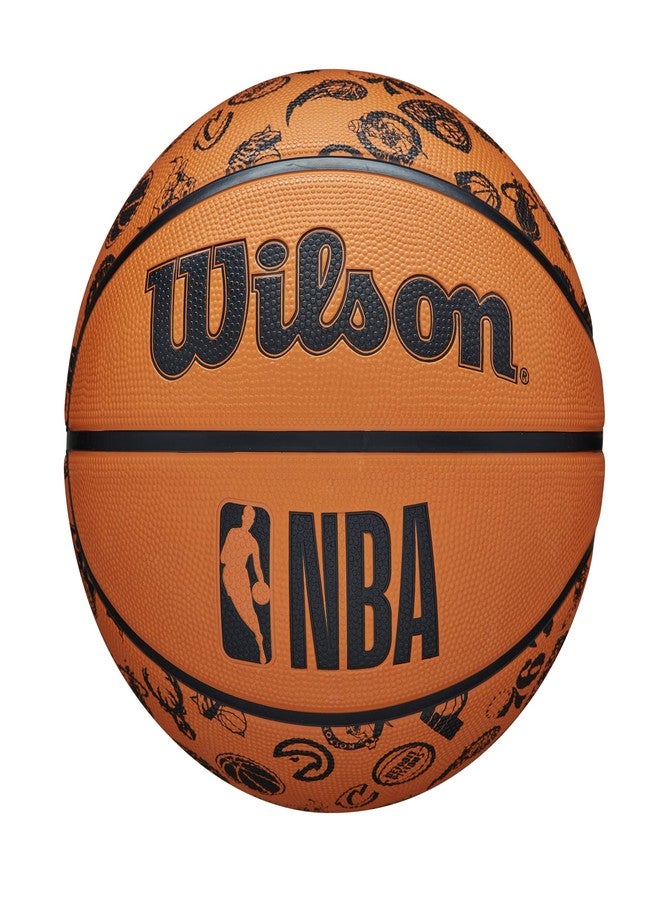 Wilson Basketballs NBA All Team BSKT Brown/Black - Image 1