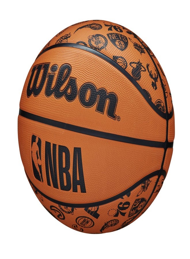 Wilson Basketballs NBA All Team BSKT Brown/Black - Image 2