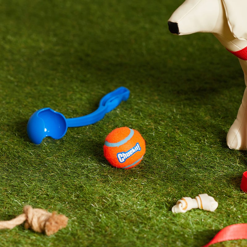Chuckit! Sport 12M Dog Ball Launcher - Includes a 2.5-inch Diameter Medium Ball for Dogs 20-60 Pounds - Manual Tennis Ball Thrower With a Slim Ergonomic Handle - 12-inch Length Chucker - Image 2