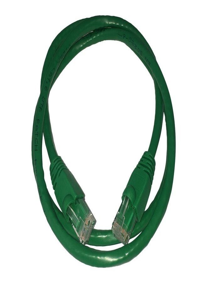 JE Cat6 Network cable 30 Cm Green  - Image 1