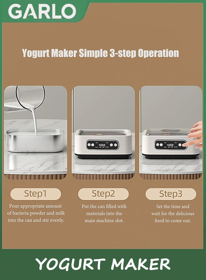 Garlo Multifunctional Yogurt Machine: This yoghurt maker can make a variety of healthy and delicious food. Not only can you make yoghurt, but also bread, handmade rice wine and healthy natto. - Image 3