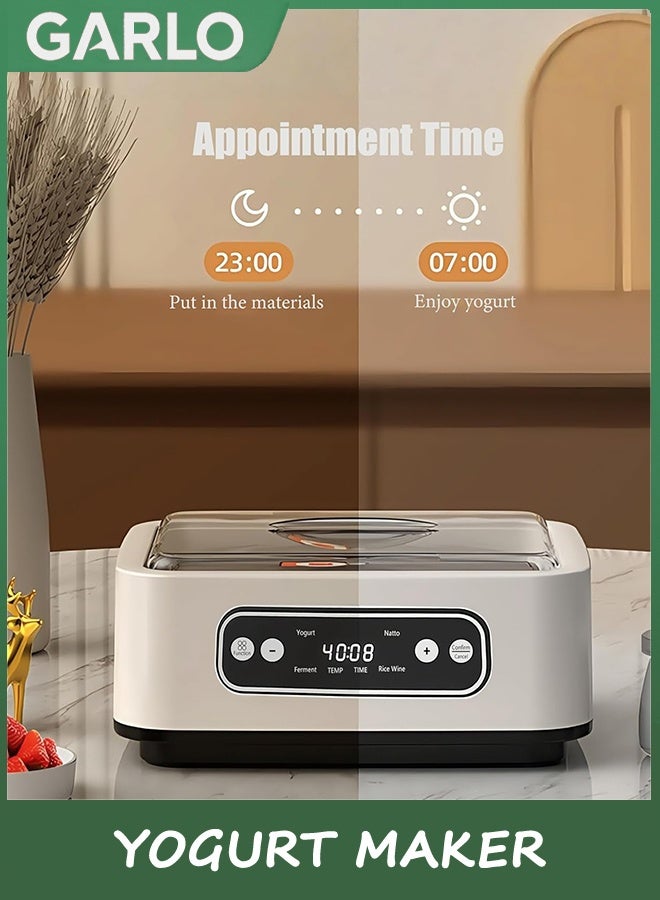 Garlo Multifunctional Yogurt Machine: This yoghurt maker can make a variety of healthy and delicious food. Not only can you make yoghurt, but also bread, handmade rice wine and healthy natto. - Image 2