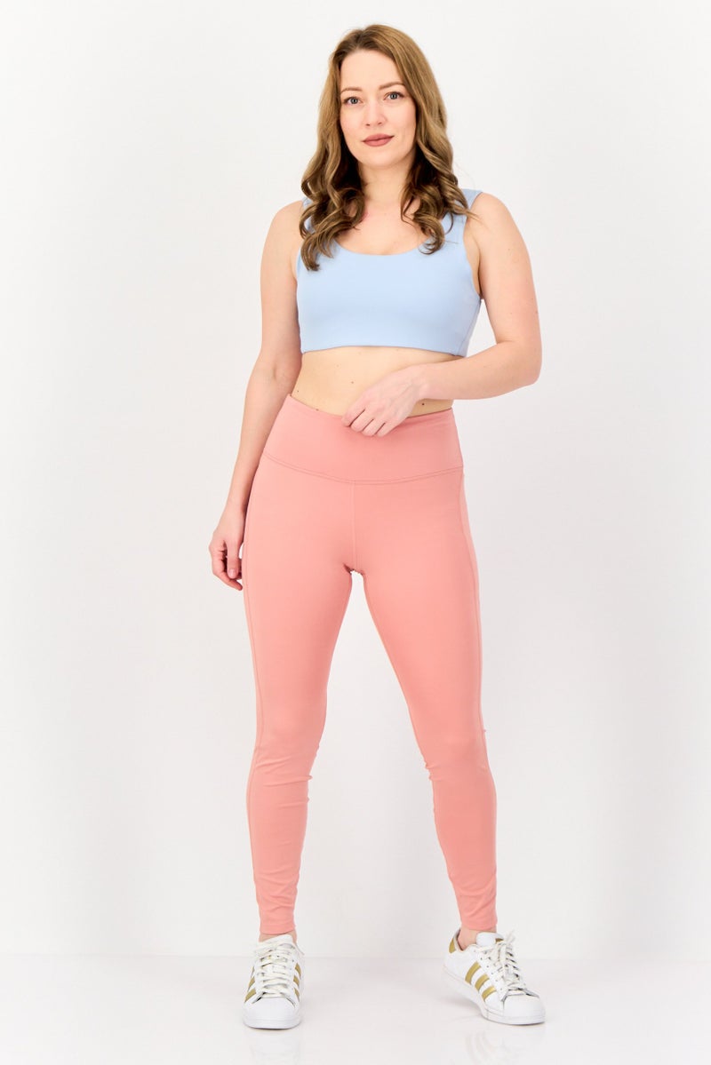 Nike Women Tight Fit Running Leggings, Old Rose - Image 3
