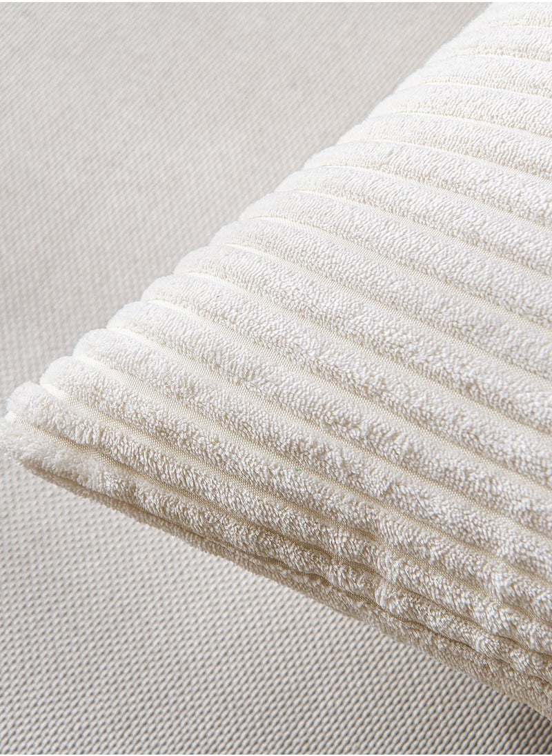 Generic Sofa Decorative Beige Cream Pillow Cover Cushion Cover, Set of 4 Soft Velvet Modern Reversible Design for Home Decor Mix and Match, Pillow Inserts Not Included (45x45CM)  - Image 2