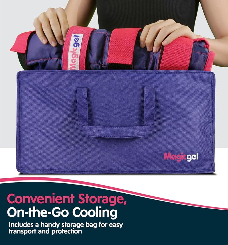 Magic Gel Horse Ice Pack with Carry Case - Single Ice Boots | Cooling Horse Leg Wraps for Hock, Ankle, Knee, Legs, Boots, and Hooves | Horse Tack & Horse Supplies & Ideal Gift for Horse Lovers Women - Image 5