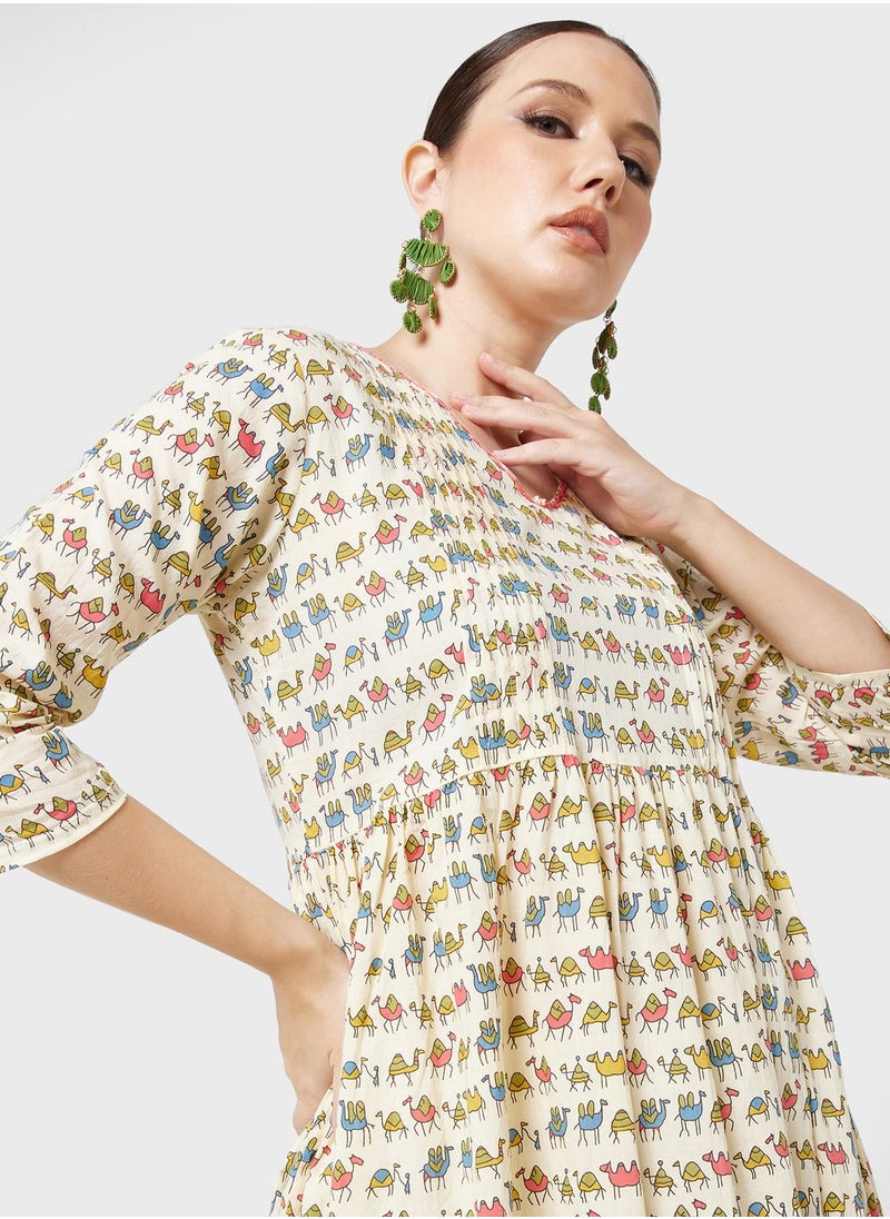 ARABIAN CLOSET - Embroidered Drawstring Jalabiya - Image 1