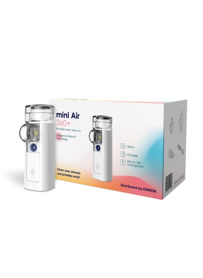 Omron Mini Air 360+ Portable Mesh Nebulizer - Image 1