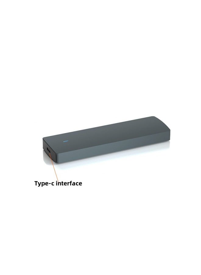 Generic M.2 Solid State Hard Disk Box Type-c3.1 Interface NVME/NGFF Dual Protocol Mobile Hard Disk Box-Color:M.2 Hard Disk Enclosure Black-NVME Protocol  - Image 2