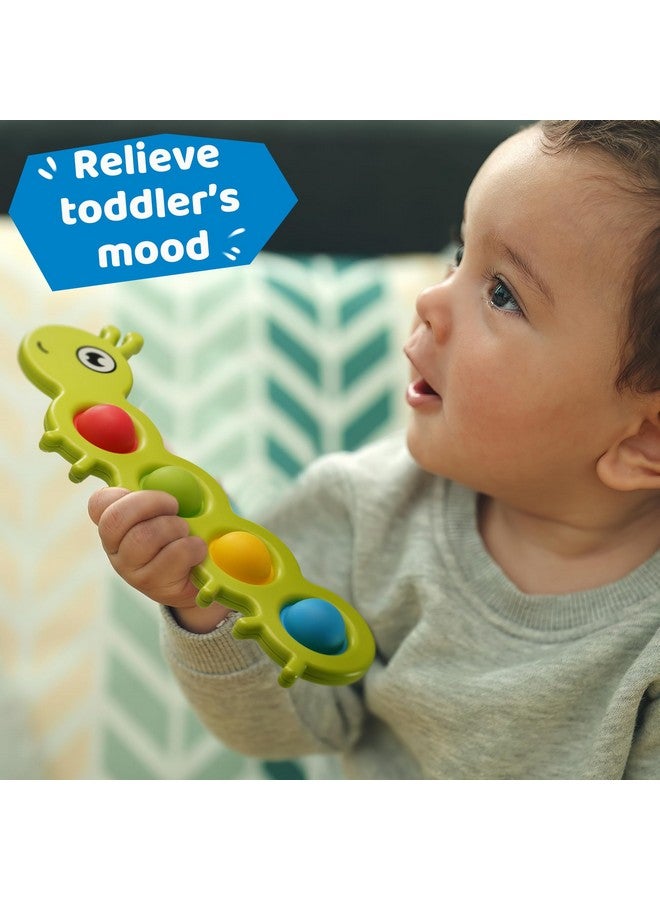 LiKee LiKee Fidget Popper Sensory Baby Toys for 10+ Months, Montessori Busy Toy for 1 2 3 Years Old Toddlers Push and Popping Bubbles Fine Motor Skill, Travel Toys for Kids Ages 1-3 Stress Relief (2 Pieces) - Image 5
