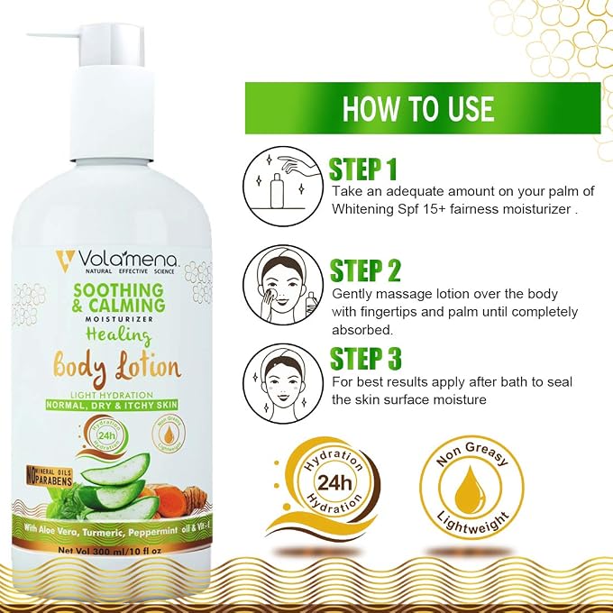 VOLAMENA WITH DEVICE soothing calming and healing body lotion - Image 3