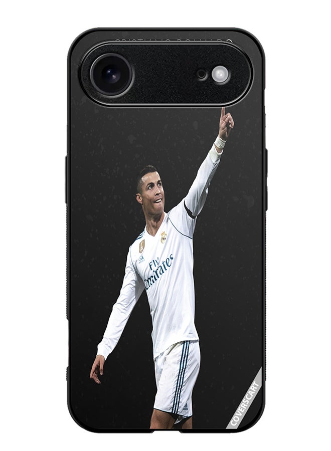 COVERSCART Protective Case Cover For Apple iPhone 17 Air Ronaldo Design Black