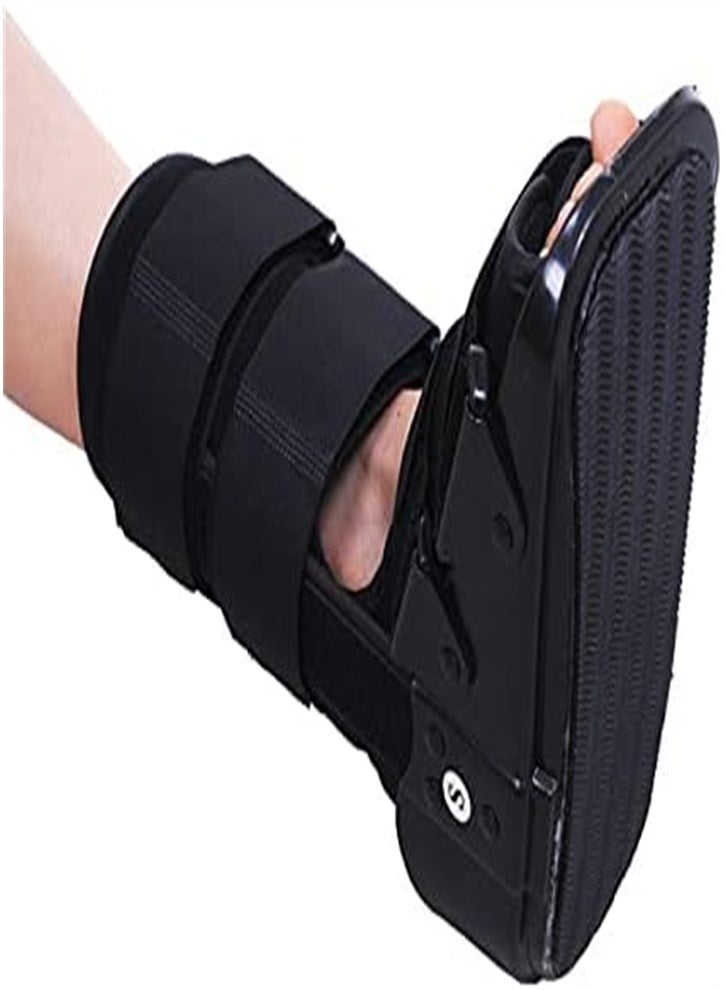 Walking Boots - Short Support Fracture Walking Boot for Foot Fractures, Ankle Sprains, Achilles Tendon Injuries (Black) - Image 2
