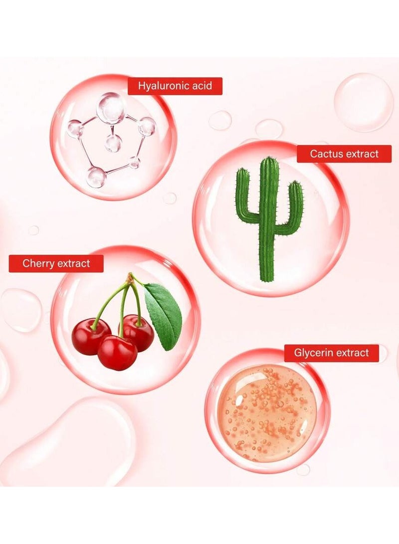 Lip mask to moisturize the lips, with cherry and peach flavor, anti-dry, nourish and moisturize the lips, 20 masks - Image 5