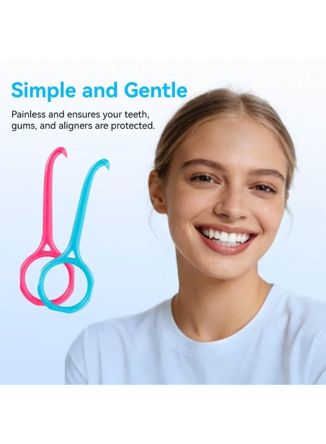 15 قطعة من أدوات إزالة جهاز توجيه الأسنان (Invisalign)، أداة لاستخدامها برفق لإزالة مثبتات التقويم، وتجهيزات للعض اليومية للعناية بالأسنان - Image 5