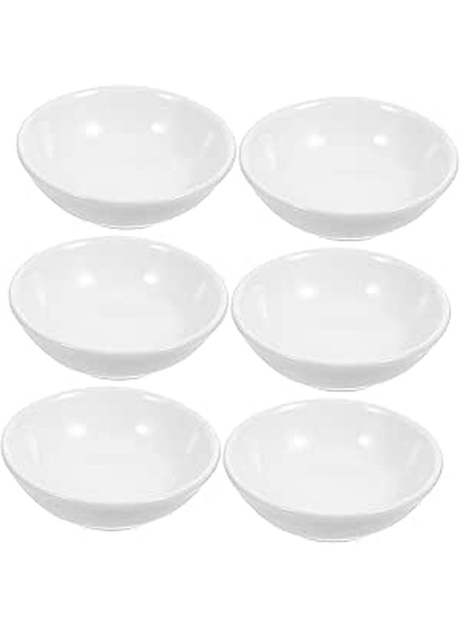 White Ceramic Sauce Bowls Set of 12 Small Dip Dishes for Appetizers and Condiments - Image 1