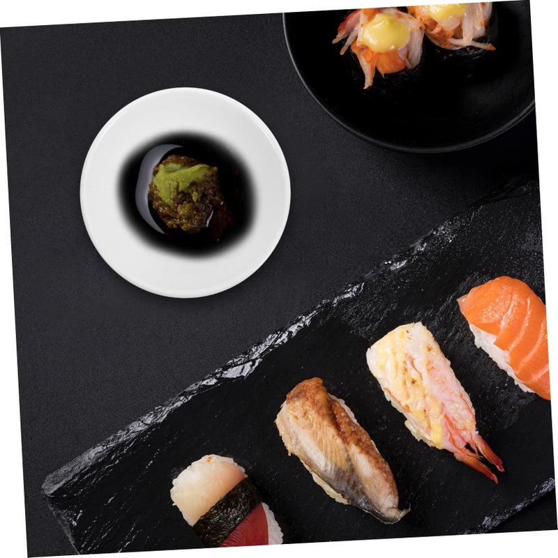 White Ceramic Sauce Bowls Set of 12 Small Dip Dishes for Appetizers and Condiments - Image 5