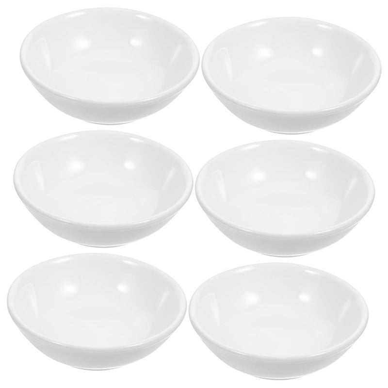 White Ceramic Sauce Bowls Set of 12 Small Dip Dishes for Appetizers and Condiments - Image 2
