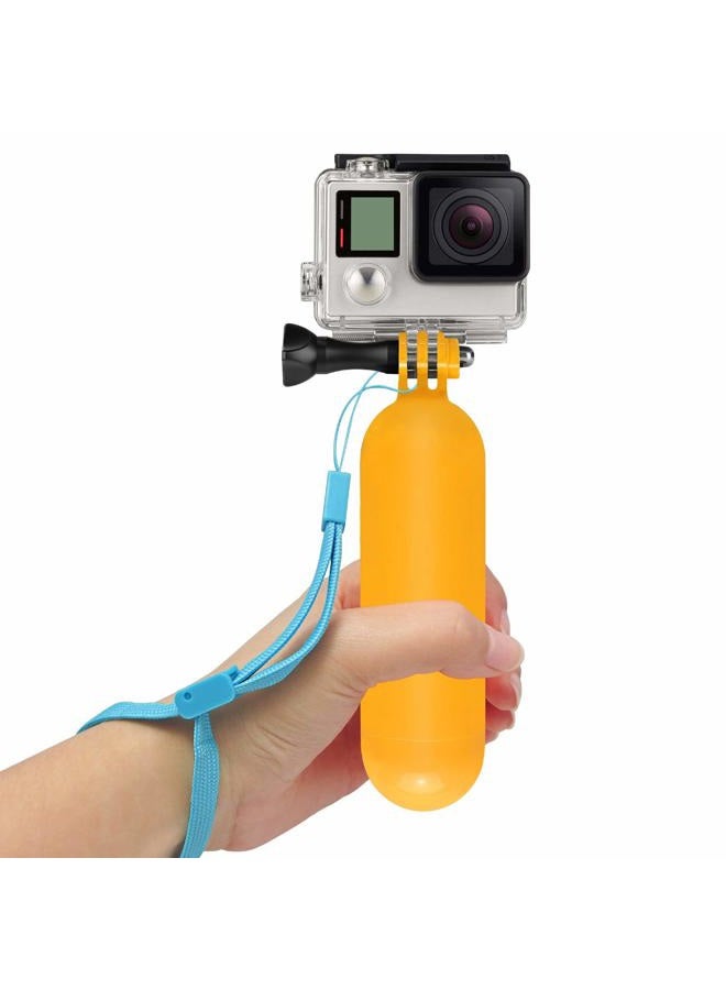 Shoot Floating Hand Grip Handle Stick Bobber Floaty Handheld Monopod for Hero13 12 11 10 9 8 7 Black Silver White 6 5 4 3+ 3 Hero(2018) with 12pcs Anti Fog Inserts - Image 5