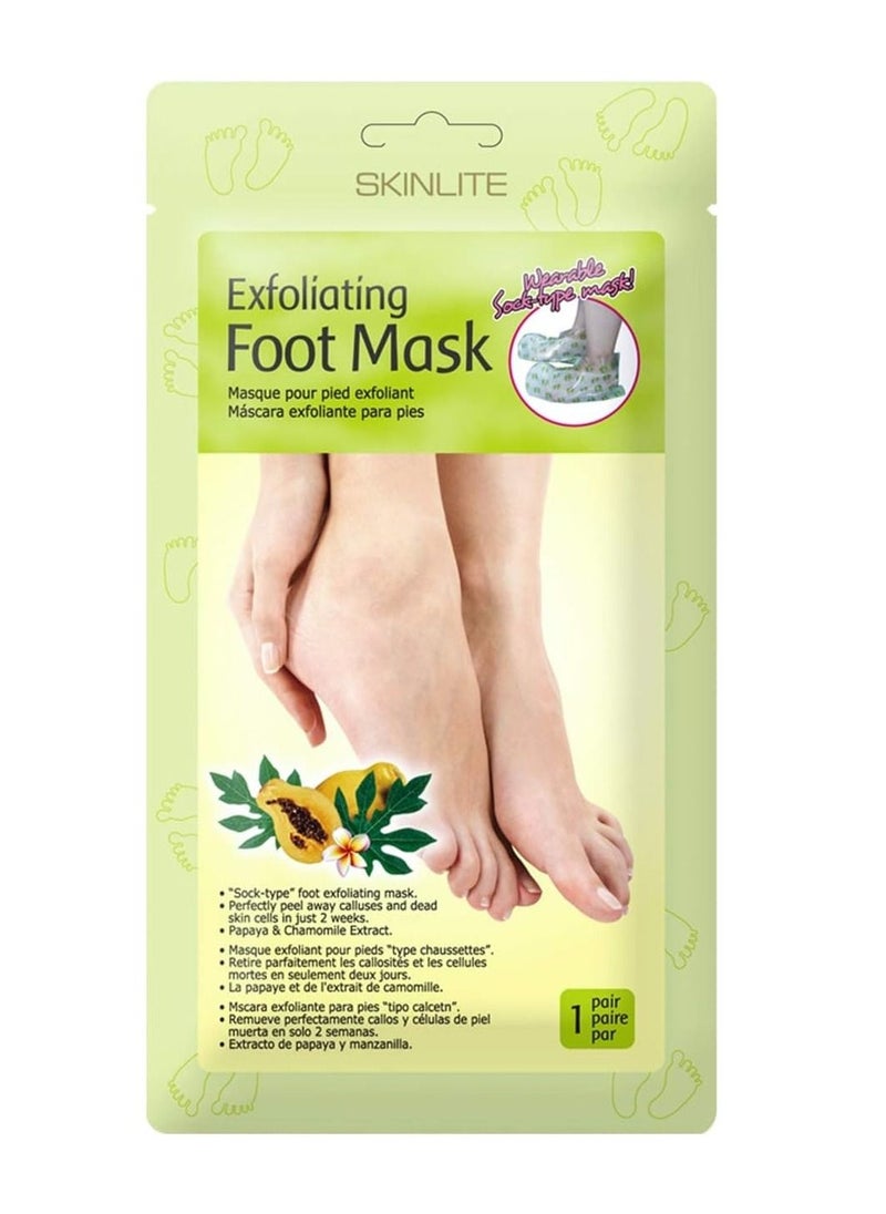 SKINLITE Skinlite Baby Foot Exfoliating Foot Mask, 1 Pair  - Image 1