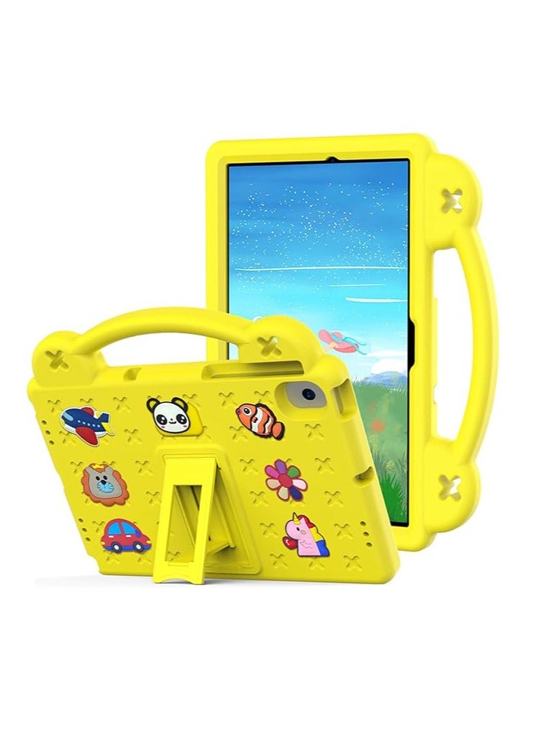 Lenovo Tab M10 Plus 3rd Gen 10.6 Inch Kids Tablet Case 2022, Eva Heavy Duty Shock Protective Case with Folding Stand, Baby Bear Cartoon Protector with Kids Shoulder Strap