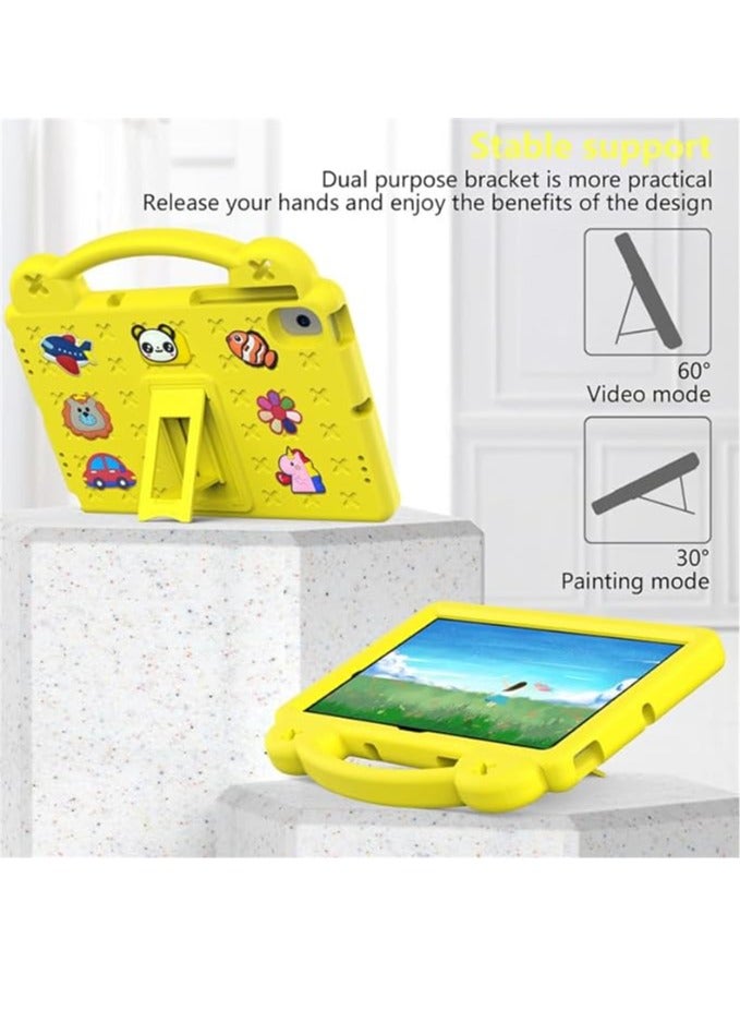 Lenovo Tab M10 Plus 3rd Gen 10.6 Inch Kids Tablet Case 2022, Eva Heavy Duty Shock Protective Case with Folding Stand, Baby Bear Cartoon Protector with Kids Shoulder Strap