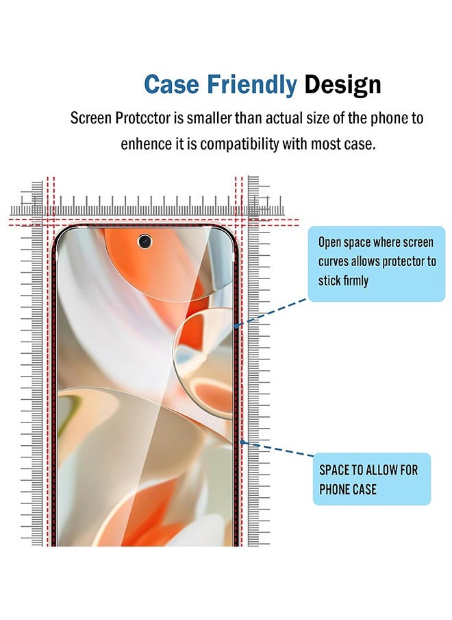 X-level - 2 Pcs Screen Protector for Google Pixel 9 Pro XL Tempered Glass Support Fingerprint Unlocking Full Coverage HD Clear Scratch-Resistant Anti-Fingerprint - Image 1