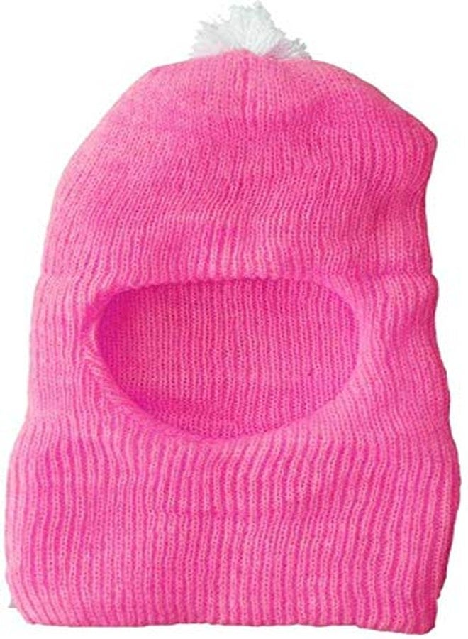 Madhavi Baby Boy's & Baby Girl's Soft Woolen Monkey Cap Pack of 2 (Green & Light Pink,0-6 Months) - Image 2