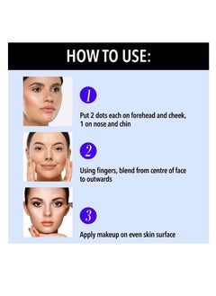 Blue Heaven Flawless Makeup Base Primer For Face Makeup Pores and Fine lines minimizer Hydrating and moisturising Infused with Aloe Vera Silk Matte  - Image 4
