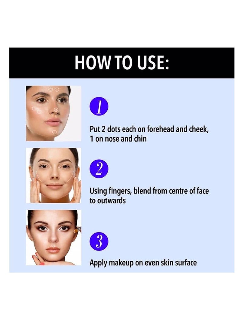 Blue Heaven - Flawless Makeup Base Primer For Face Makeup Pores and Fine lines minimizer Hydrating and moisturising Infused with Aloe Vera Silk Matte - Image 1