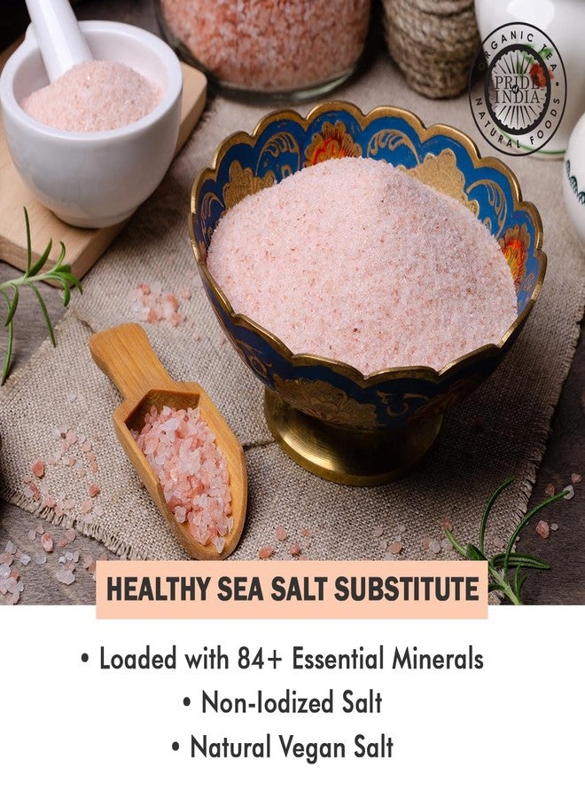 Pride Of India - Pure Himalayan Pink Salt - Enriched w/ 84+ Natural Minerals, Fine Grind 2.2 Pound (35.2 oz.) Jar - Himalayan Salt, Himalayan Pink Salt, Pink Himalayan Salt, Grind Salt, Pure Rock Salt - Image 5
