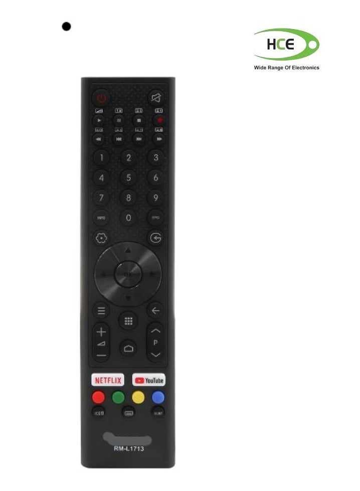Remote Control RM-L1713 fit for Changhong TV LED40YC1700UA LED42YC2000UA LED32YC1600UA LED50YC2000UA LED40YD1100UA Black