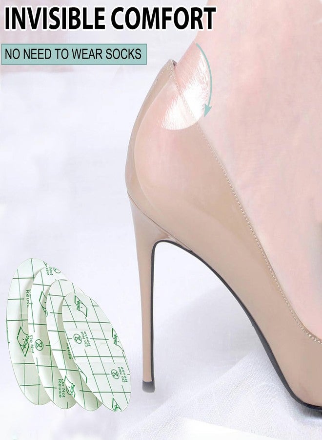 rexibuz Zealburst Self Adhesive Invisible Heel Anti-Wear Sticker, Waterproof Anti Wear Foot Care Heel Protection Pad, Heels Stickers Transparent Thin for High Heels for Prevent Heels Rubbed(100PCS,1.7×2.6in) - Image 5