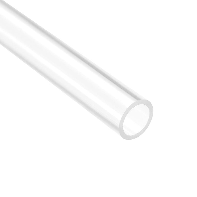 uxcell 2pcs Clear Rigid Tubing 4mm(5/32'') ID x 6mm(1/4'') OD x 2Ft Length Round Plastic Polycarbonate Tube - Image 3