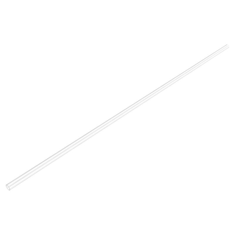 uxcell 2pcs Clear Rigid Tubing 4mm(5/32'') ID x 6mm(1/4'') OD x 2Ft Length Round Plastic Polycarbonate Tube - Image 1